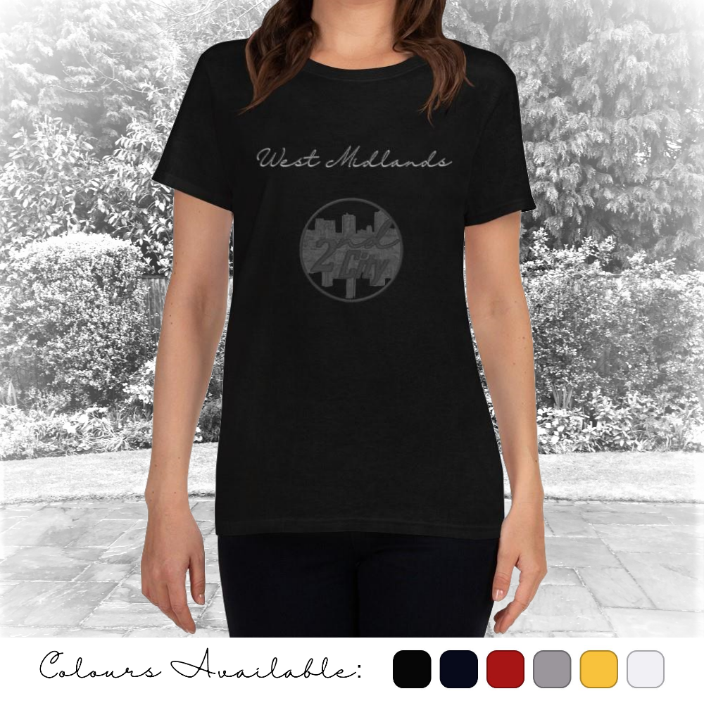 black 2nd City womens t-shirt